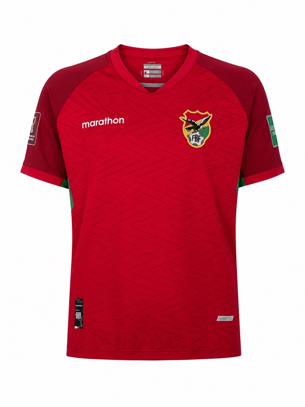 Marathon Bolivia Copa America 2021 Away Soccer Jersey M Red